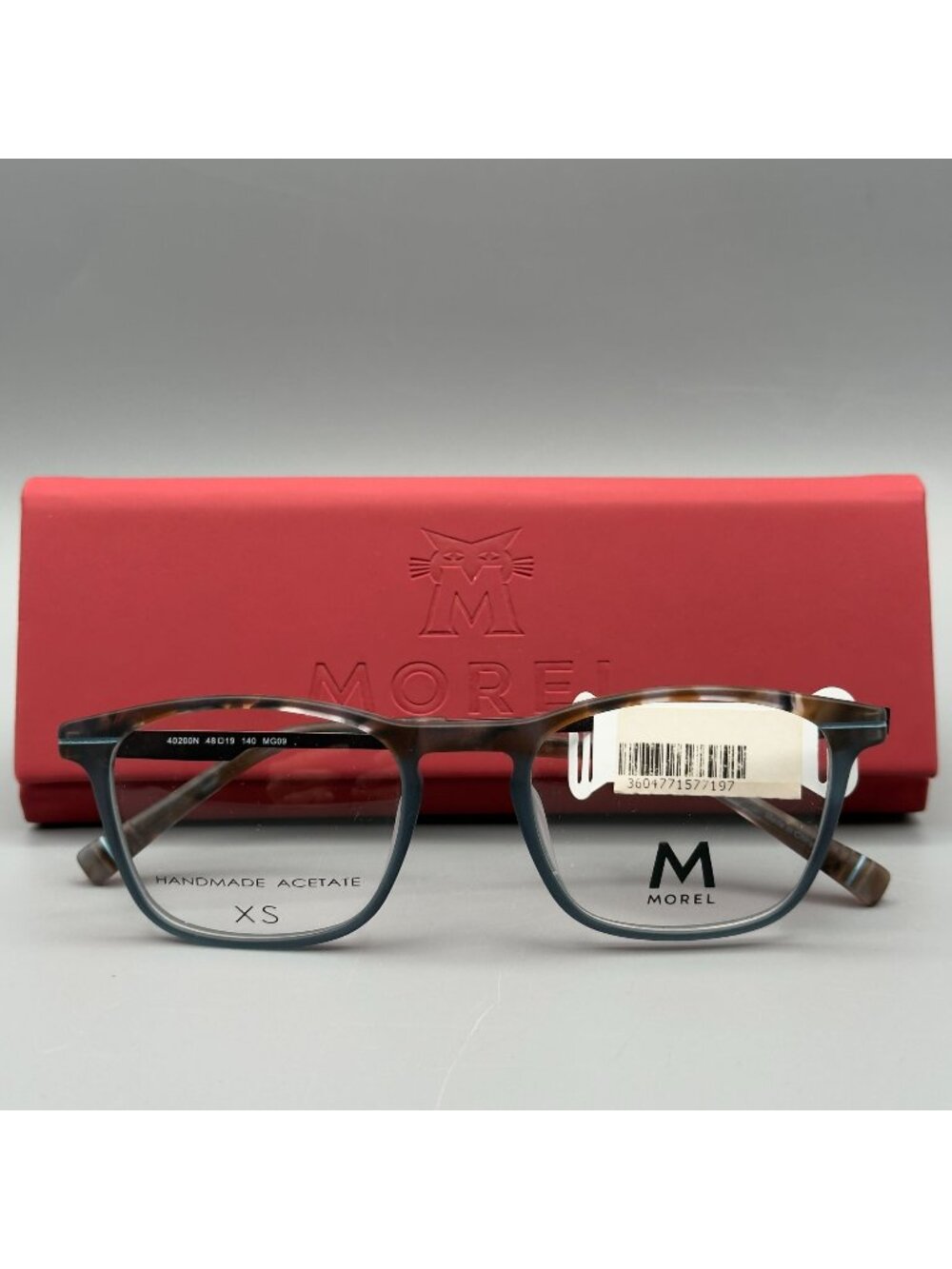 Morel Nomad Eyeglasses 40200N Frames Blue Brown 48-19-140 Square